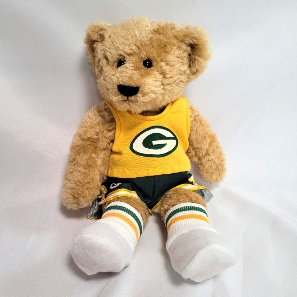 Greenbay Packers "Armchair Quarterback" Teddy Bear Danbury Mint NFL Licensed